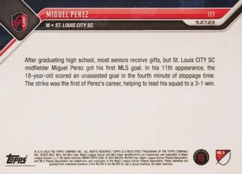 2023 Topps Now MLS - Purple #121 Miguel Perez Back