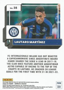 2022-23 Donruss - Optic #38 Lautaro Martinez Back