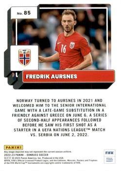 2022-23 Donruss - Optic #85 Fredrik Aursnes Back