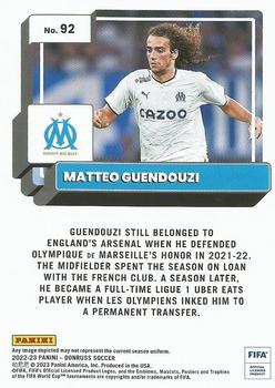 2022-23 Donruss - Optic #92 Matteo Guendouzi Back