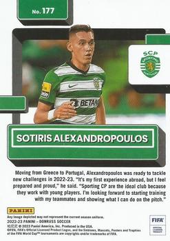 2022-23 Donruss - Optic #177 Sotiris Alexandropoulos Back