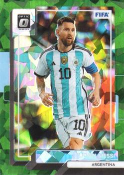 2022-23 Donruss - Optic Green Ice #10 Lionel Messi Front