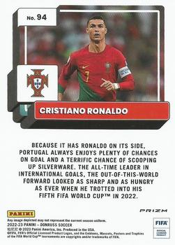 2022-23 Donruss - Optic Orange Ice #94 Cristiano Ronaldo Back