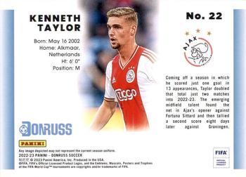 2022-23 Donruss - 1992 Donruss Tribute Orange #22 Kenneth Taylor Back
