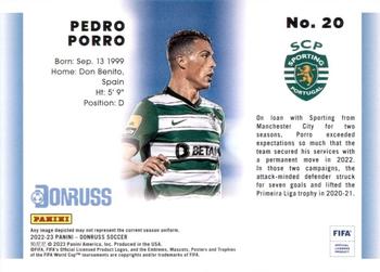 2022-23 Donruss - 1992 Donruss Tribute Silver #20 Pedro Porro Back