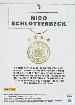 2022-23 Donruss - Craftsmen Green #16 Nico Schlotterbeck Back