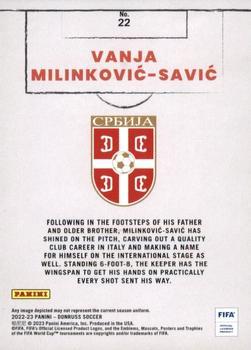 2022-23 Donruss - Craftsmen Silver #22 Vanja Milinkovic-Savic Back