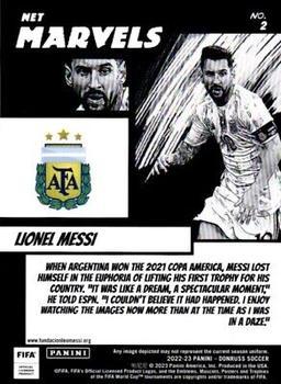 2022-23 Donruss - Net Marvels Silver #2 Lionel Messi Back