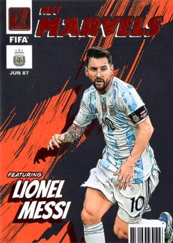 2022-23 Donruss - Net Marvels Orange #2 Lionel Messi Front