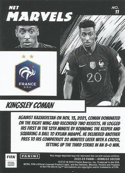 2022-23 Donruss - Net Marvels Orange #11 Kingsley Coman Back