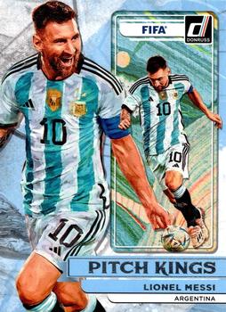 2022-23 Donruss - Pitch Kings Silver #1 Lionel Messi Front