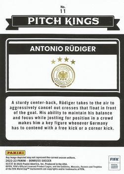 2022-23 Donruss - Pitch Kings Silver #11 Antonio Rudiger Back