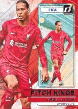 2022-23 Donruss - Pitch Kings Silver #16 Virgil van Dijk Front