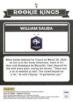 2022-23 Donruss - Rookie Kings Green #9 William Saliba Back