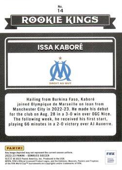2022-23 Donruss - Rookie Kings Black #14 Issa Kabore Back
