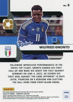 2022-23 Donruss - The Rookies Silver #8 Wilfried Gnonto Back