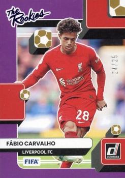2022-23 Donruss - The Rookies Purple #10 Fabio Carvalho Front