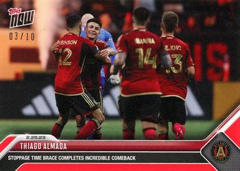 2023 Topps Now MLS - Red #4 Thiago Almada Front
