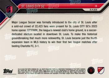2023 Topps Now MLS - Red #18 Citypark Back
