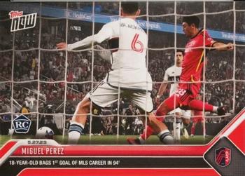 2023 Topps Now MLS - Red #121 Miguel Perez Front