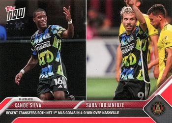 2023 Topps Now MLS - Red #178 Xande Silva / Saba Lobjanidze Front