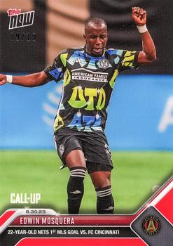 2023 Topps Now MLS - Red #186 Edwin Mosquera Front