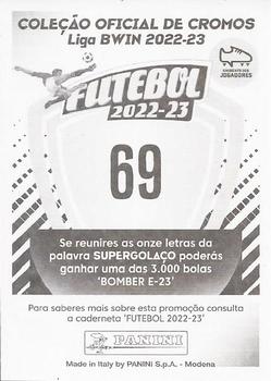 2022-23 Panini Futebol Liga Bwin #69 Bruno Lourenco Back