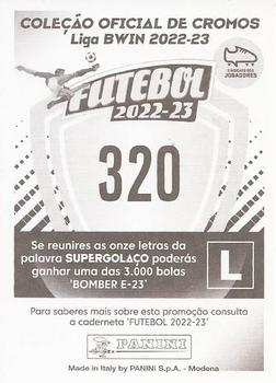 2022-23 Panini Futebol Liga Bwin #320 Arthur Gomes Back