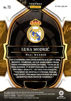 2022-23 Panini Select La Liga - Silver #73 Luka Modric Back