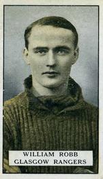 1925 Gallaher Famous Footballers #35 William Robb Front