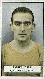 1925 Gallaher Famous Footballers #38 Jimmy Gill Front