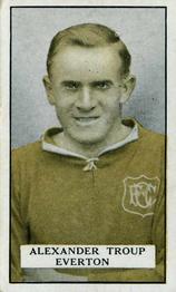 1925 Gallaher Famous Footballers #67 Alexander Troup Front