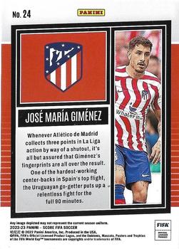 2022-23 Score FIFA #24 José María Giménez Back