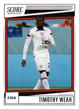 2022-23 Score FIFA #198 Timothy Weah Front
