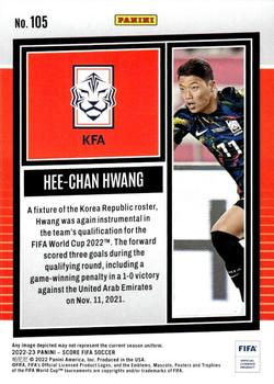 2022-23 Score FIFA - Swirl #105 Hee-chan Hwang Back