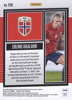 2022-23 Score FIFA - Gold Swirl #120 Erling Haaland Back