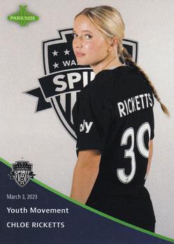 2023 Parkside NWSL Pronto #0 Chloe Ricketts Front