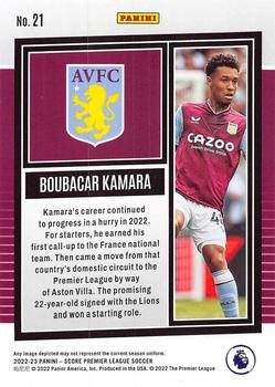 2022-23 Score Premier League #21 Boubacar Kamara Back
