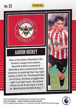 2022-23 Score Premier League #31 Aaron Hickey Back