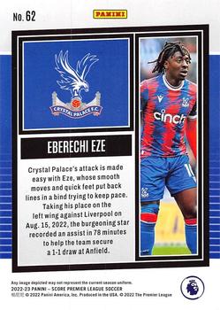 2022-23 Score Premier League #62 Eberechi Eze Back