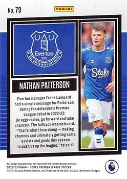 2022-23 Score Premier League #79 Nathan Patterson Back