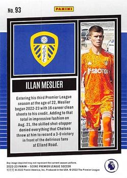 2022-23 Score Premier League #93 Illan Meslier Back