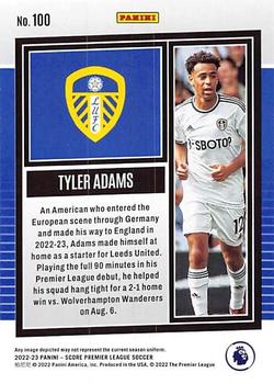 2022-23 Score Premier League #100 Tyler Adams Back