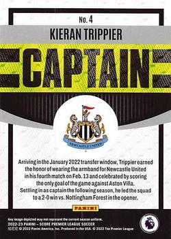 2022-23 Score Premier League - Captain #4 Kieran Trippier Back