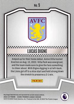 2022-23 Score Premier League - Score Team #5 Lucas Digne Back