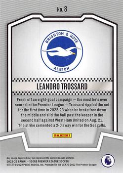 2022-23 Score Premier League - Score Team #8 Leandro Trossard Back