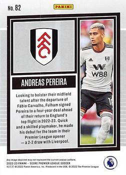 2022-23 Score Premier League - Laser #82 Andreas Pereira Back