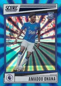 2022-23 Score Premier League - Blue Laser #71 Amadou Onana Front
