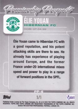 2022-23 Topps Chrome SPFL - Premiership Prospects SuperFractor #PP-6 Élie Youan Back