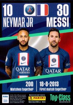 2023 Panini Top Class #232 Neymar Jr. / Lionel Messi Back